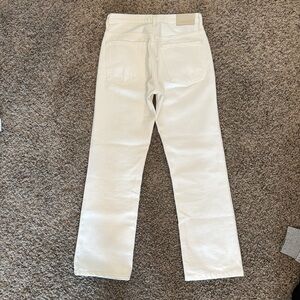Citizens of Humanity Daphne Style Straight Leg White Jeans